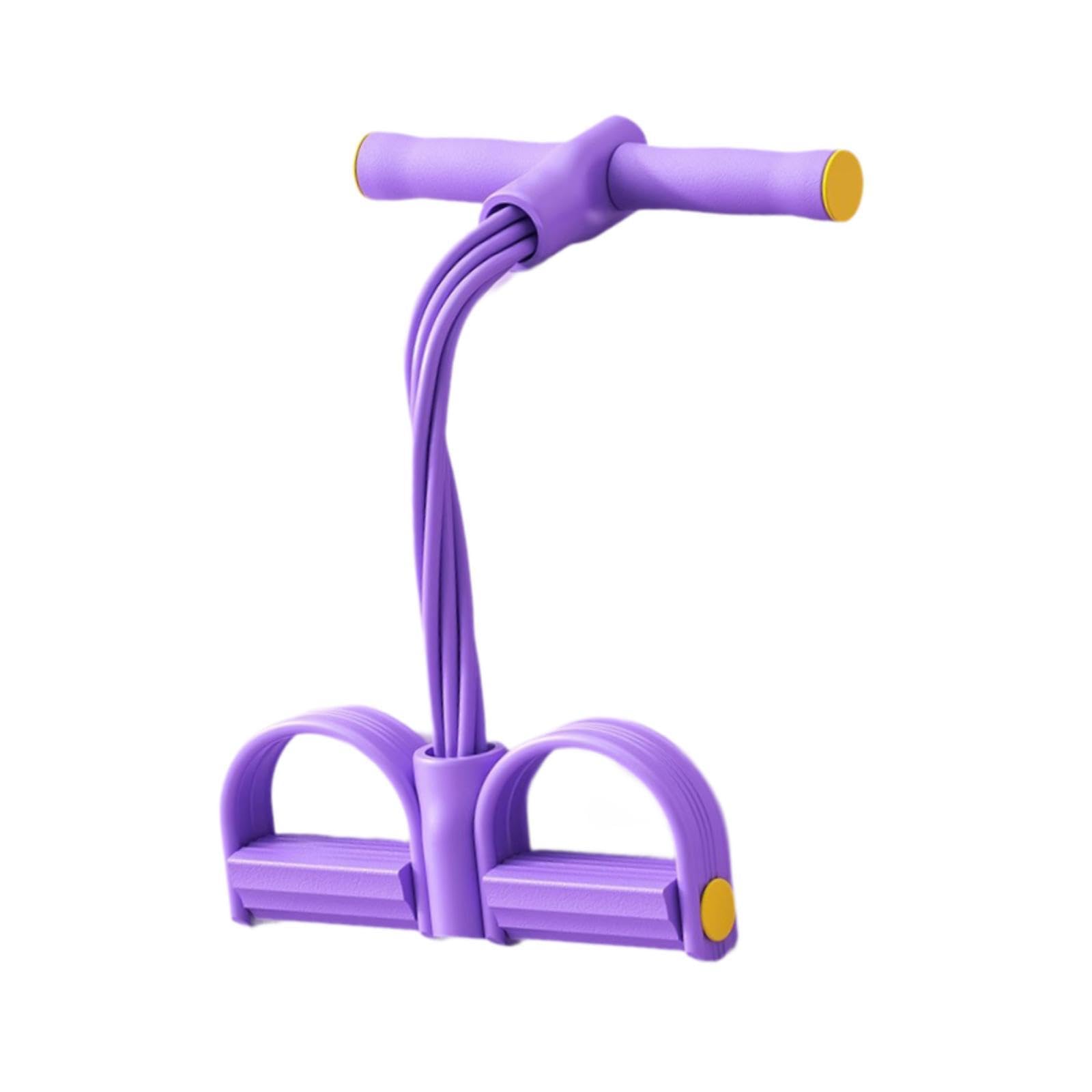 Bnf® Sit up Pedal Resistance Band Multifunction Yoga Tension Rope for Abdomen Leg Violet-picture-27