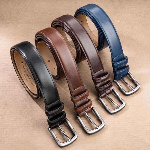 Personalized Belts For Men Genuine Leather Front Back Engraved Belts For Husband Custom Name Belts For Dad Boyfriends Grooms Father Day Gifts4