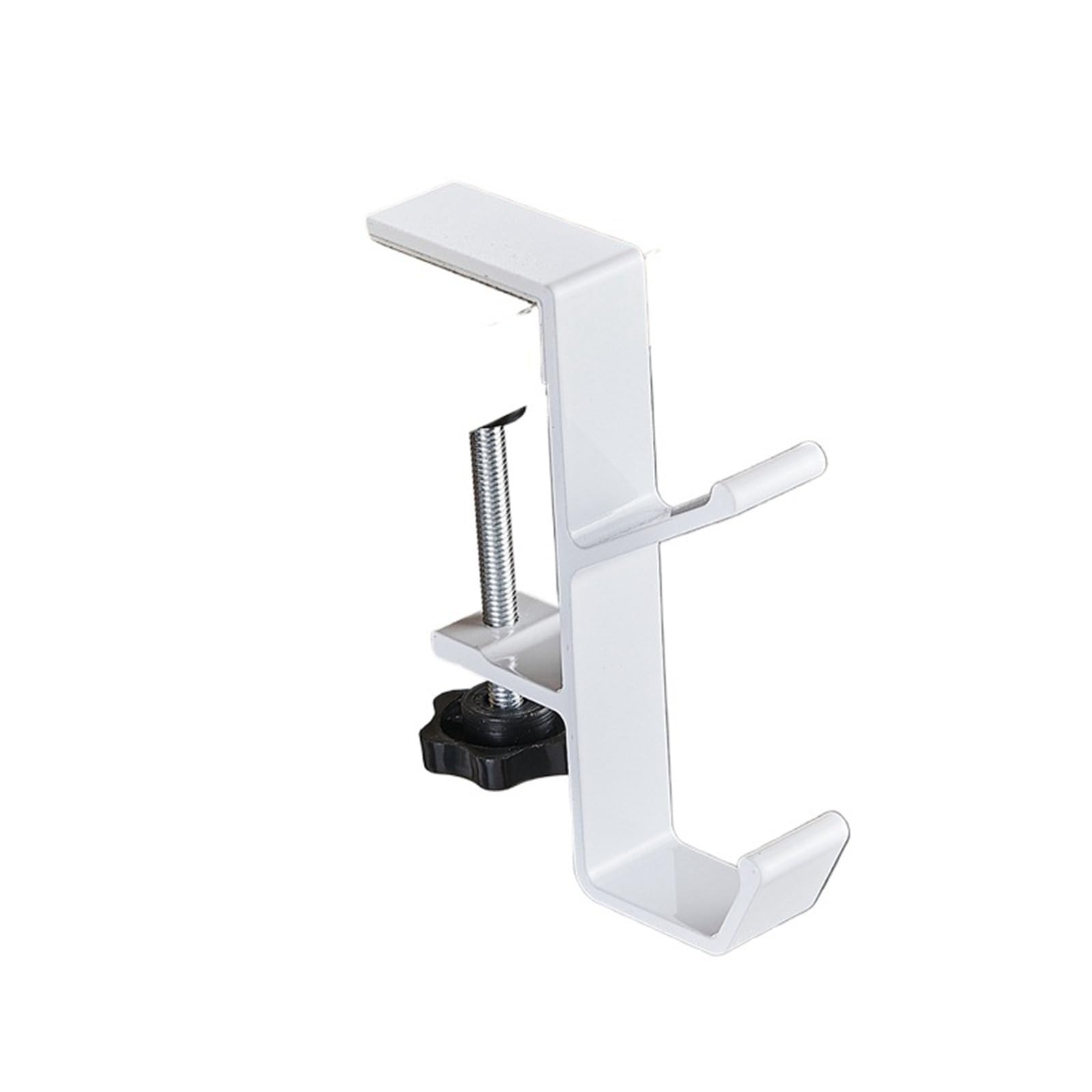 GHHZML Handbag Hooks for Tables Desk Bag Hanger Portable Office Edge Hook Desktop Backpack Side Handbag Rack(C White)