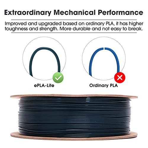 Image of eSUN PLA Filament 1.75mm, High Toughness 3D Printer Filament Upgraded PLA Filament, Dimensional Accuracy + /- 0.03mm, 1KG Cardboard Spool (2.2 LBS) 3D Printing Filament for 3D Printers, Green