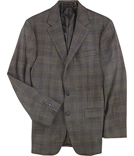 Ralph Lauren Mens Plaid Two Button Blazer Jacket