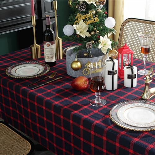Nappe de Noël rectangulaire anti-rayures pour protéger votre table avec style