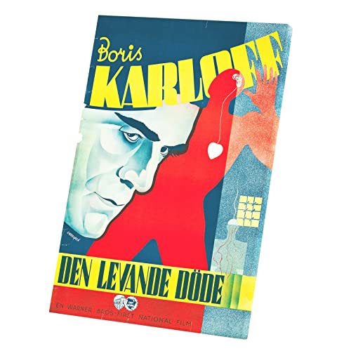 Poster Cinéma Vintage Den Levande Döde pour une Déco Murale Nostalgique