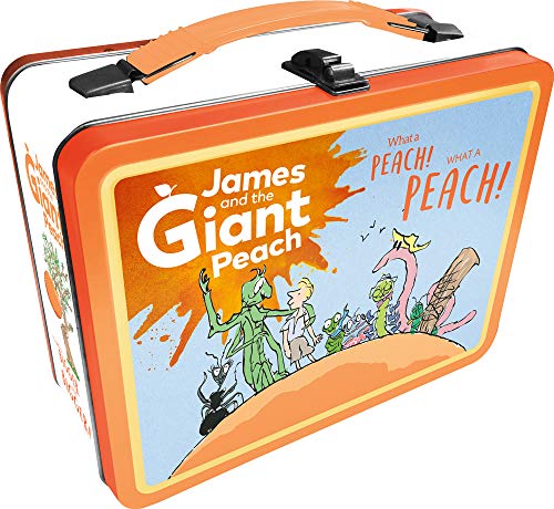 AQUARIUS Dahl- James Fun Box - Sturdy Tin Storage Box with Plastic Handle & Embossed Front Cover - Officially Licensed Roald Dahl Merchandise & Collectible Gift for Kids, Teens & Adults