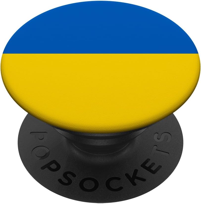 Ukrainian Patriotism Inspired Flag of Ukraine Gift PopSockets MagSafe PopGrip for iPhone