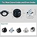 Stove Knob Safety Covers & Gas Stove Knob Locks - Childproof Oven Lock 5 Pack, Heat-Resistant ABS Stove Locks Child Safety Universal Fit Knob Covers