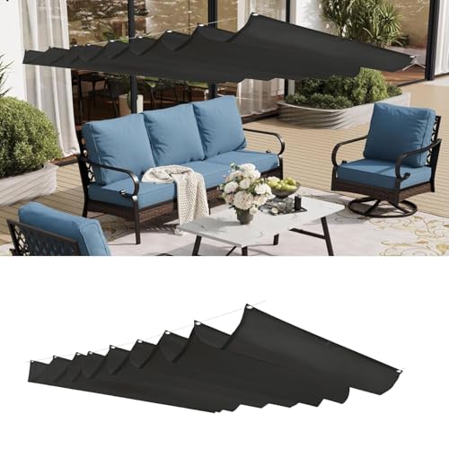 Voile d'ombrage rétractable contre la chaleur de terrasse - 2
