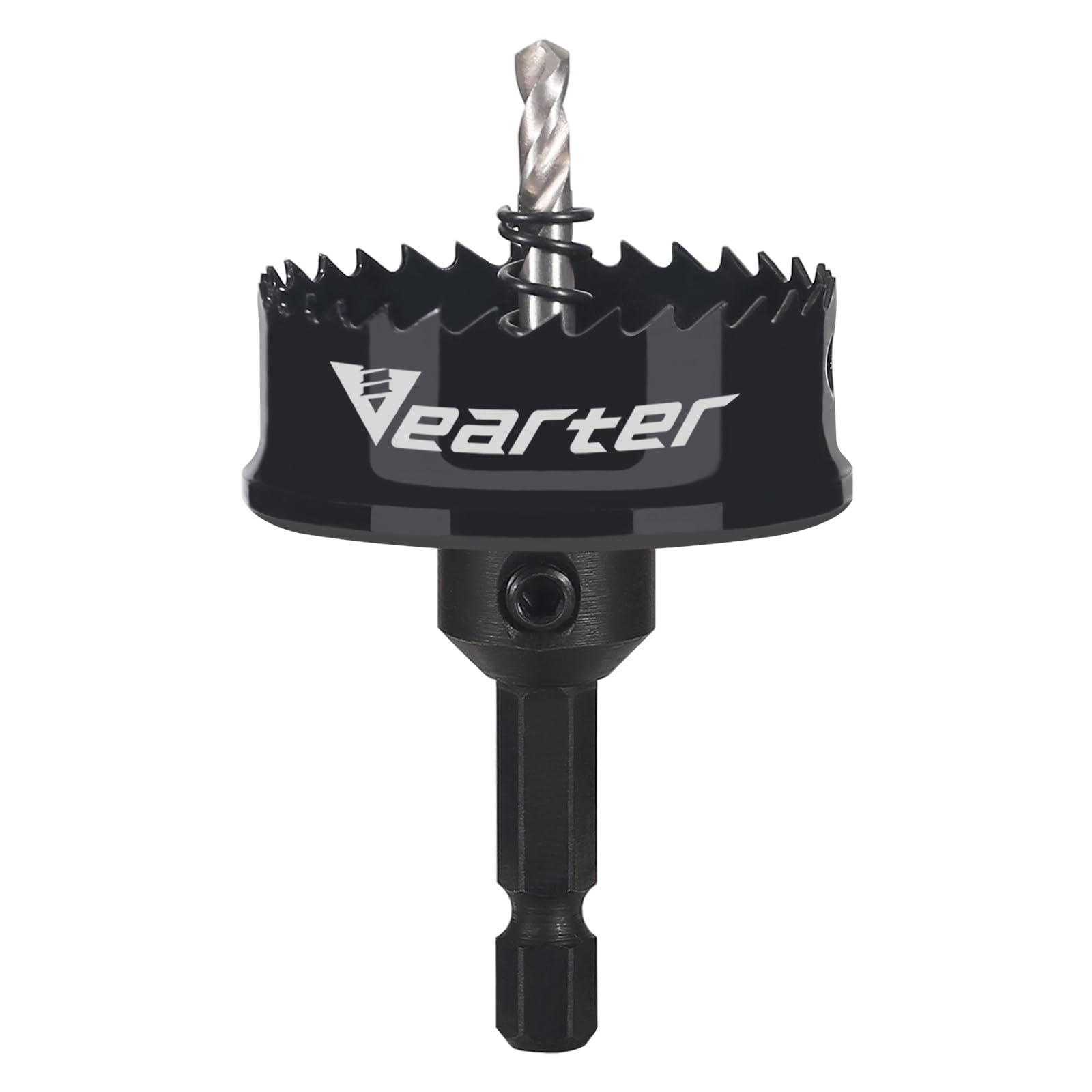 Vearter 41mm Bi-Metal Hole Saw 1/4 Inch Hex Shank, M42 Bimetal Hole Saw, Thin Wall Cobalt Drill Hole Cutter with Arbors for Wood, Sheet Metal, Copper, Plaster, PVC, Steel Plate, Drywall โ image 1