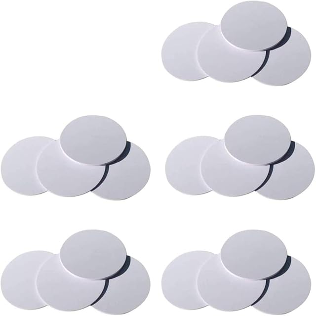 YSSHUI NTAG215 NFC Tag, Blank Paper RFID Sticker Tag,Compatible With All NFC-enabled cell phones & other devices, 504 Bytes Memory Fully Programmable (Pack of 20)