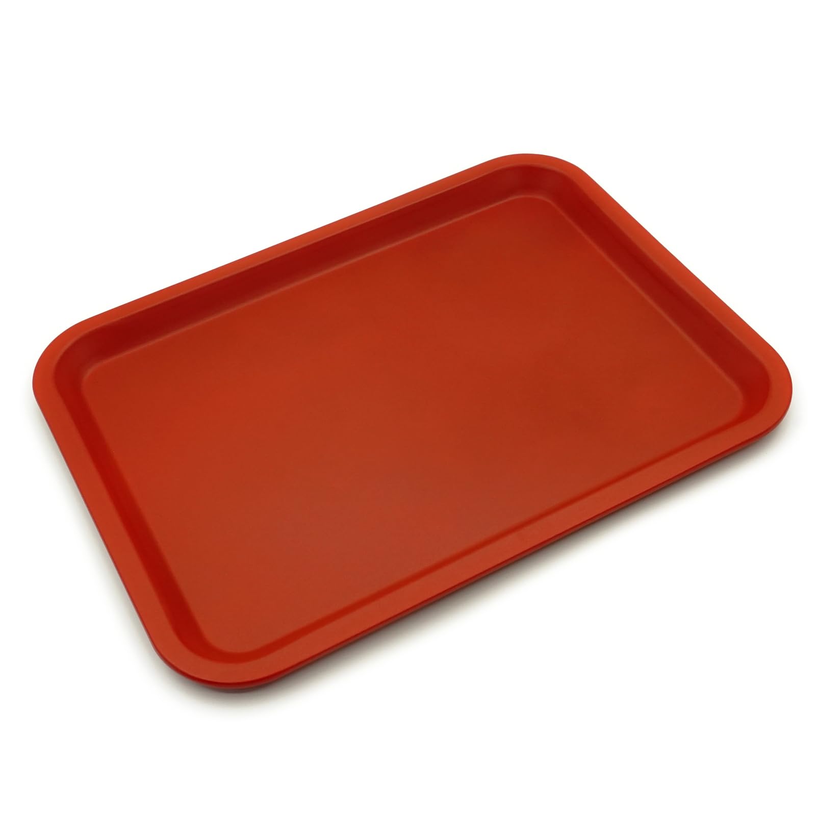 oTTRPGo 6PCS Metal Trays Set Compatible Miniatures Storage Case,Sturdy Material and Good Hand Feeling. (Red)