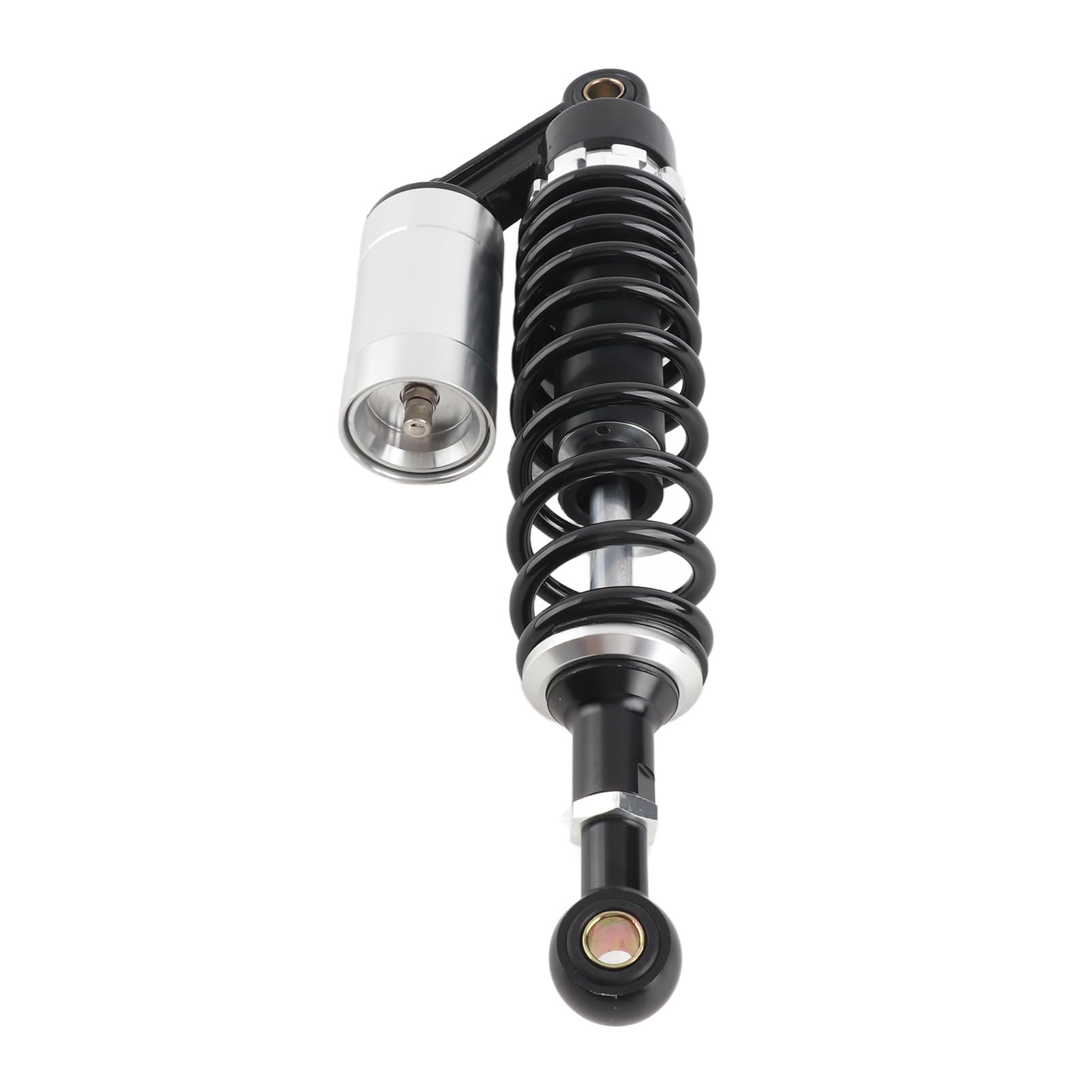 Jiawu Para 340mm Amortyzatora Motocyklowego Sprężyna Tylnego Zawieszenia, Uniwersalny Amortyzator o Dużej Wytrzymałości do Skutera Gokartowego ATV SUV, Stop Aluminium CNC, wytrzymałość na
