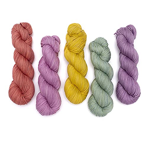 Kinua - Peruvian 100% Organic Cotton Yarn Certified Gots Naturally Dyed 100 Grams Dk Weight - Heavenly Soft - Perfect For Crocheting And Knitting (Oregano) #TOP5