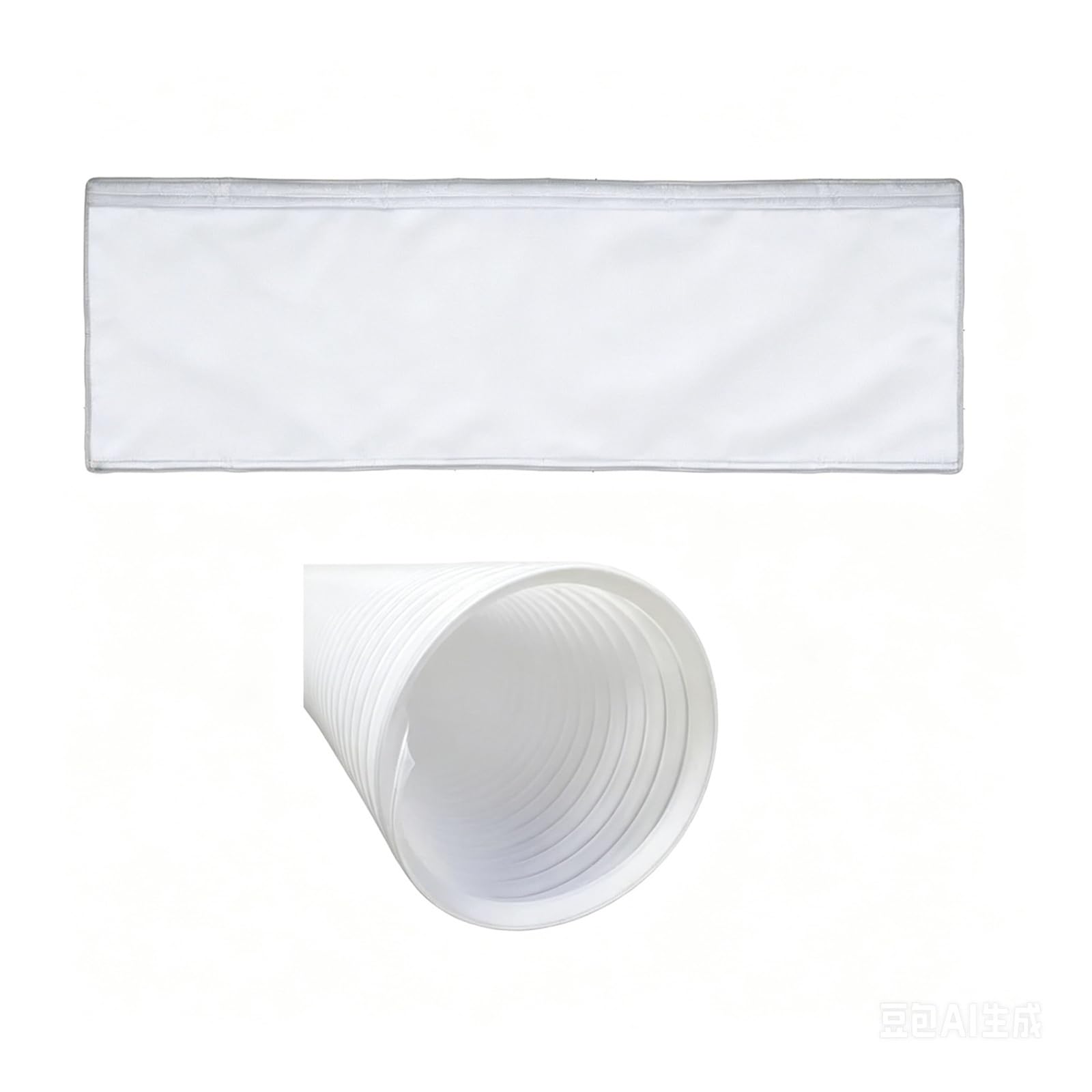 Shiketong Portable AC Hose Cover Insulated Duct Wrap Dust Proof Exhaust Pipe Thermal Sleeve Flexible Tube Cover Air Conditioner Vent Portable AC door seal