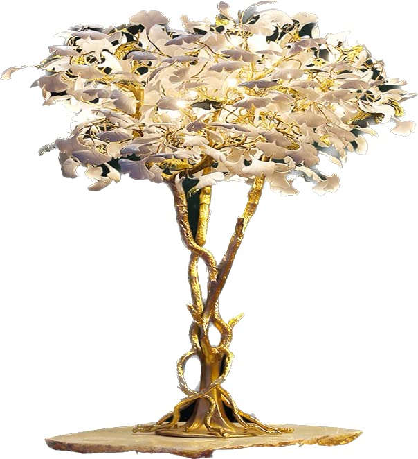 LEDYZ Designer Ginkgo Leaf Network Celebrity Lamps Living Room Dining Room Art Lobby Sales Office Ceramic Floor lamp
