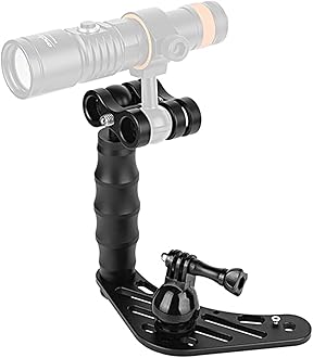 OrcaTorch H02 Underwater Camera Tray Kit for gopro, Universal Waterproof Camera housing Handheld Grip Video Stabilizer Holder, for Underwater Photography