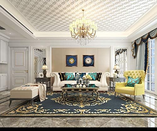 Art3d PVC 3D Wall Panel Interlocked Circles in Matt White Cover 32 Sq.ft, for Interior Ceiling and Wall Decor for Residential or Commerical