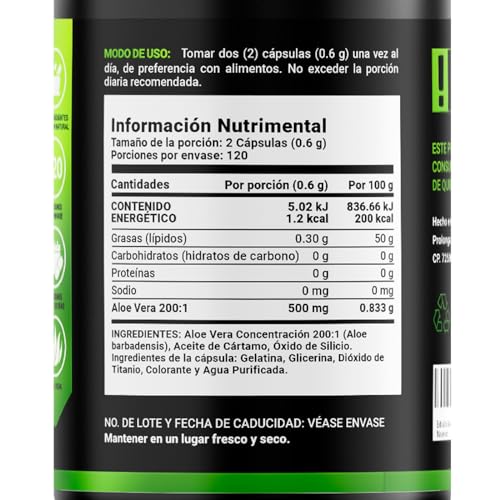 Vitamínicos, donde comprar aloe vera natural Marca B Life Company (2)