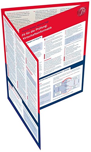 Fit für die Prüfung: Wirtschaftsinformatik: Lerntafel Fit für die Prüfung: Wirtschaftsinformatik: Lerntafel