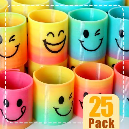 Image of Cocurb 25 PCs Mini Spring Party Favors for Kids 4 to 8, 4 Assorted Designs | Fun Goodie Bag Stuffers for Birthdays Classroom Prizes, and Small Toys Present 4 Smiles