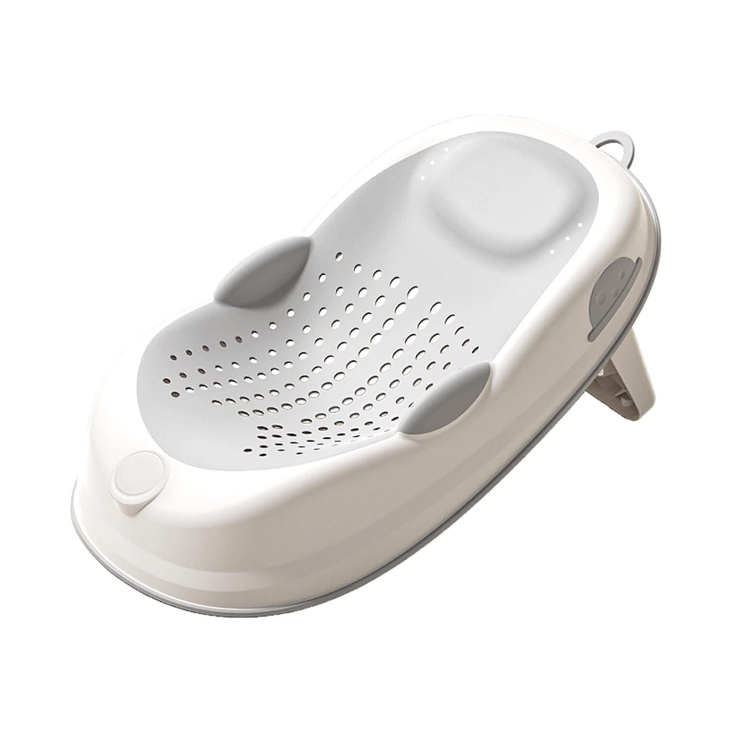 Baby Bath Seat： Soft Baby Bath Support, Non-Slip Lightweight for Newborns Up to 6 Months