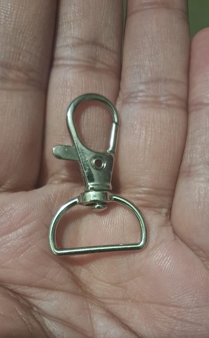 Steel Lobster Claw Clasps - Purse Making Hardware -4