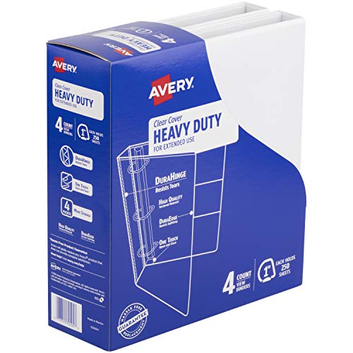 Classeur Avery de 2.5 cm idéal pour organiser vos cours et dossiers de maison