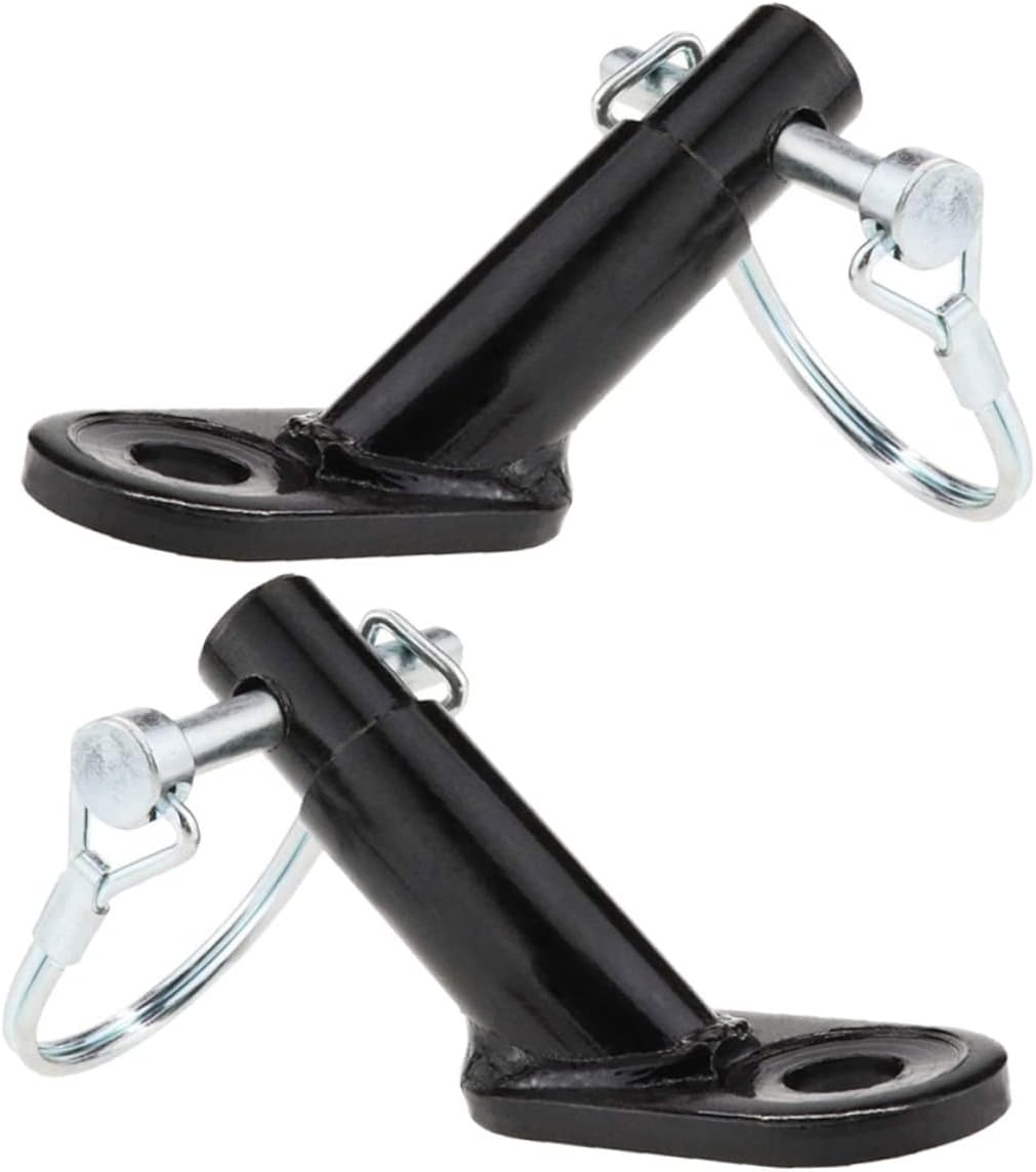 HEMOTON 2Pcs Bike Trailer Hitch Coupler Attachment Metal Bike Hitch Sturdy Replacement for Infant and PET Trailers Easy to Install Compatible Most Models