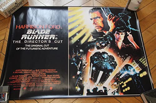 Affiche Blade Runner Director's Cut 1982 Quad UK Repro Print pour cinéma maison 30x40