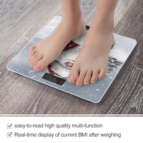 Balanza digital de baño JTREHY con vidrio templado miniatura 5