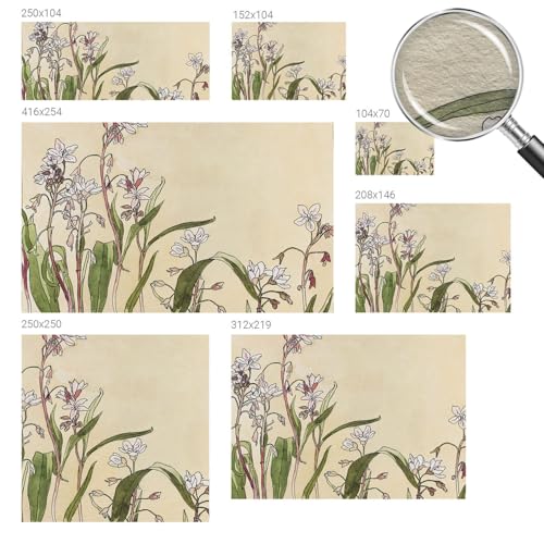 Papier peint intissé impression de haute qualité fleurs 208x146 - 6
