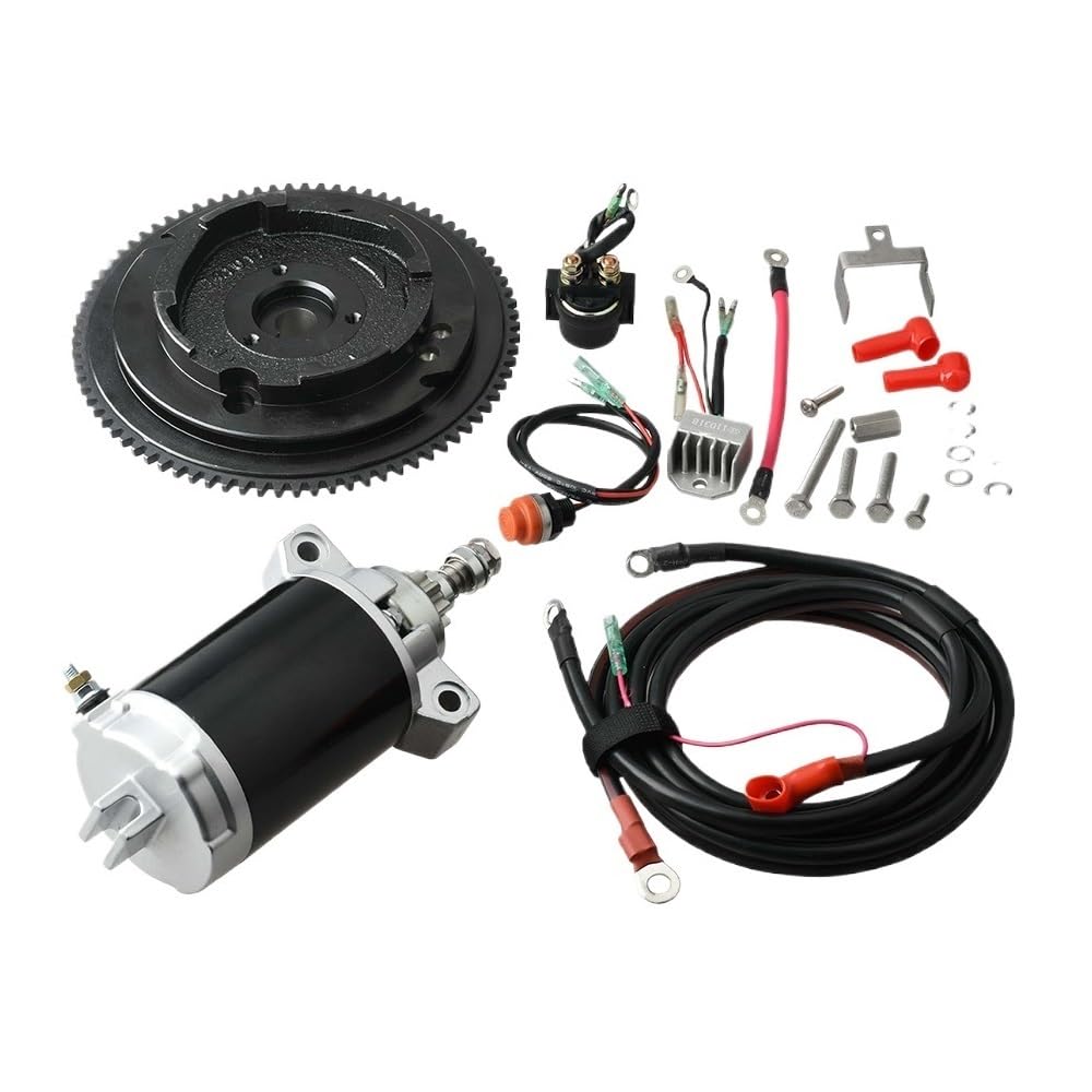 Moteur de démarrage électrique hors-bord 4 temps 15HP modification commande - 5