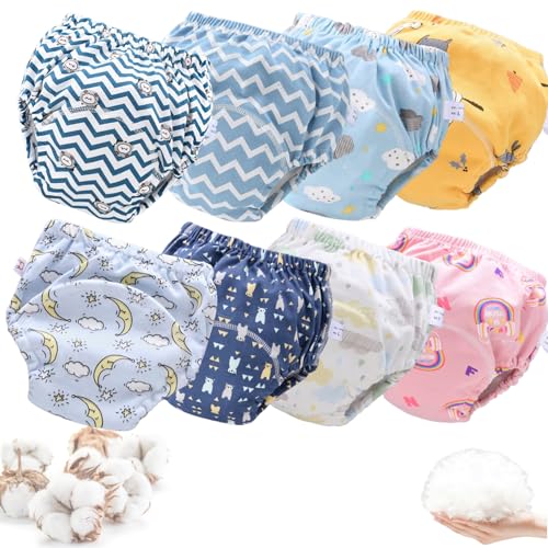 Mezely Potty Training Pants - Potty Training Underwear, Upairy Training Underwear for Girls & Boys (8PCS,Medium)