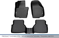 Vista 5 de MAXLINER - Juego de alfombrillas de 2 filas para Volkswagen Tiguan 2009-2017