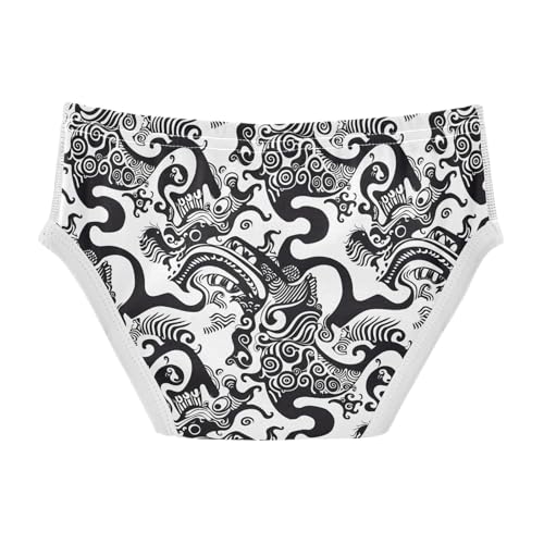 visesunny Boys Potty Training Underwear Abstract Javanese Shadow Breathe Cotton Briefs Size 2T-8Y for Toddler2