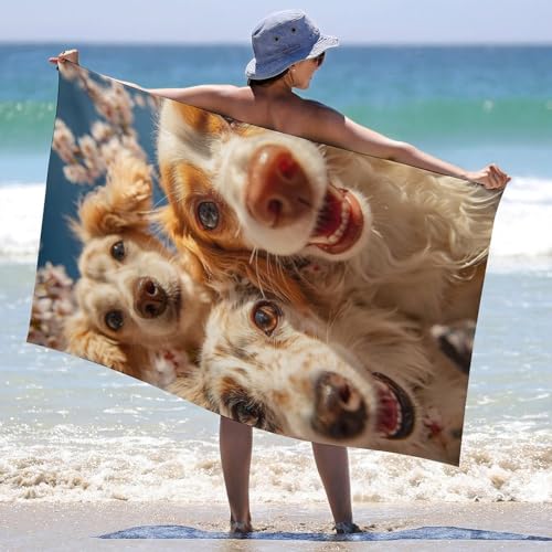 Serviette de plage à séchage rapide et ultra-absorbante