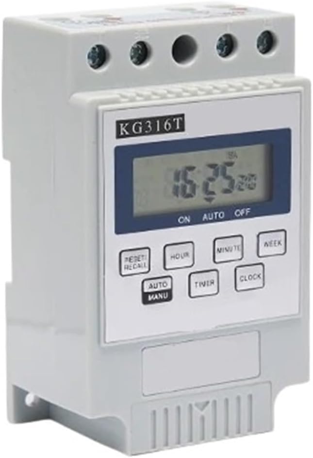 Programmable Timer Switch KG316T 220V with Range 1min-168H 10times On/Off Per Day(12VDC)