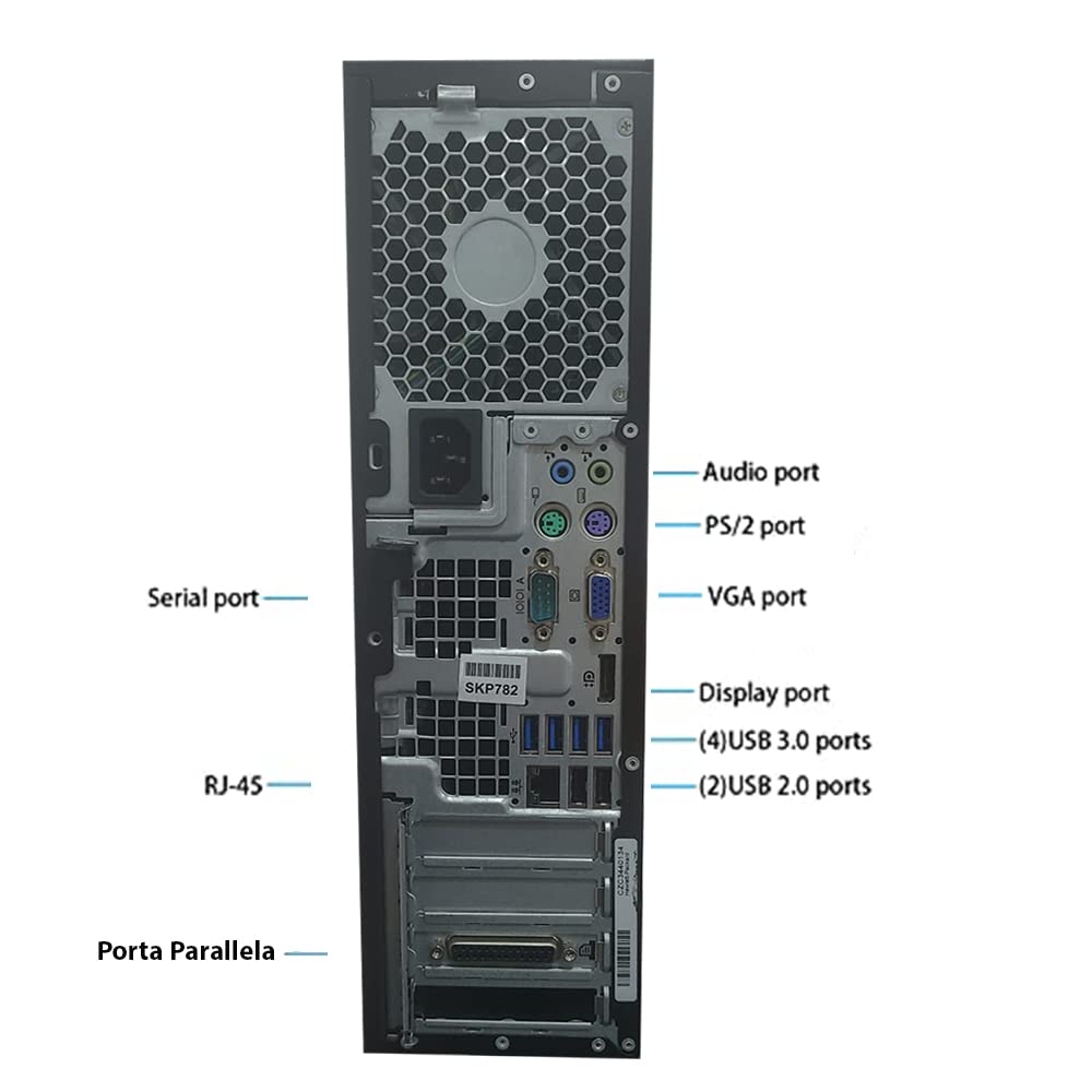 HP, Pc desktop i7 pronto all'uso,16 Gb Ram, ssd 512Gb, Wi Fi, Libre Office, Windows 11 PRO, Computer fisso Pc i7 Pornto all'Uso (Ricondizionato)