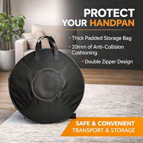 Handpan Drum 22 Inch D Minor 9/10 Notas Nitrided Steel miniatura 5
