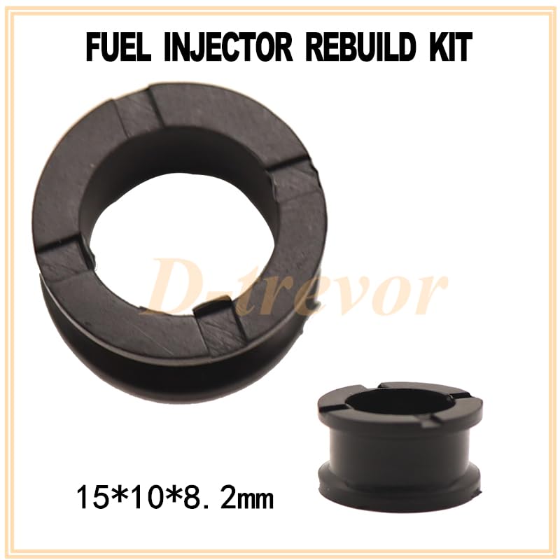 500pieces For Honda car Fuel injector rubber seals repair kit 15 * 10 * 8.2mm 16473-PD6-000 16450-P8A-A00 16450-P0A-000 - (Color: 500pieces)