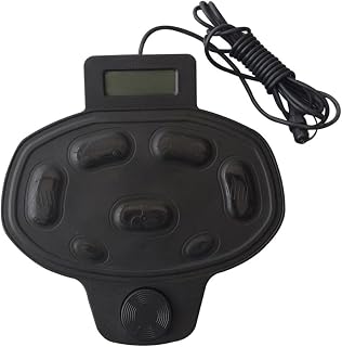 Zichen Haswing Black 433 H Z Wired Foot Controller/Foot Pedal for Electric Bow Mount or Transom Trolling Motor Accessory for Bass, Jon, Pontoon, Inflatable Boats, Not for GPS Motor