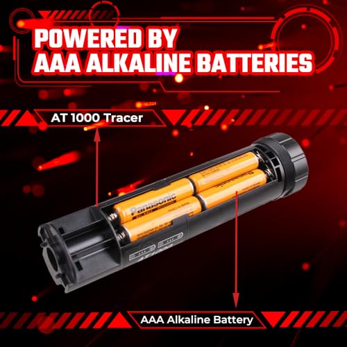 Image of ACETECH Airsoft Tracer Unit 14mm CCW Negative Thread Glow in The Dark LED Lighting Effect Supports Green BB ONLY (AT1000)