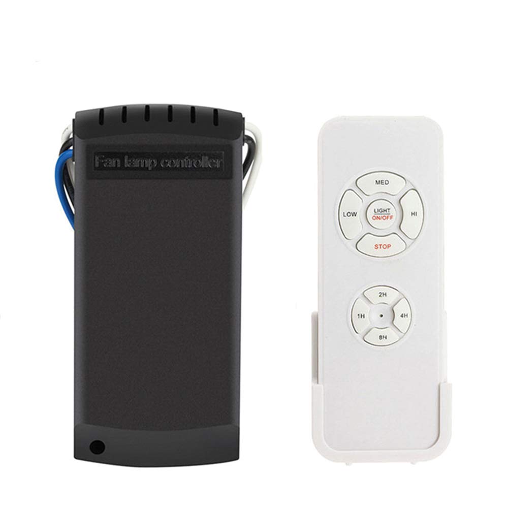 YLX Universal Ceiling Fan Light Lamp Timing Controller Switch Wireless Remote Control Kit Transmitter and Receiver