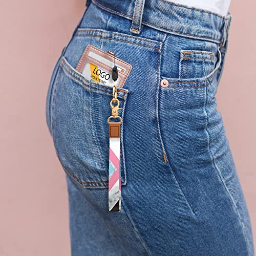 Image of Wrist Lanyard Key Chain, Cute Wristlet Strap Keychain Holder for Women Men Car Keys ID Badges Card Wallet Phone Camera