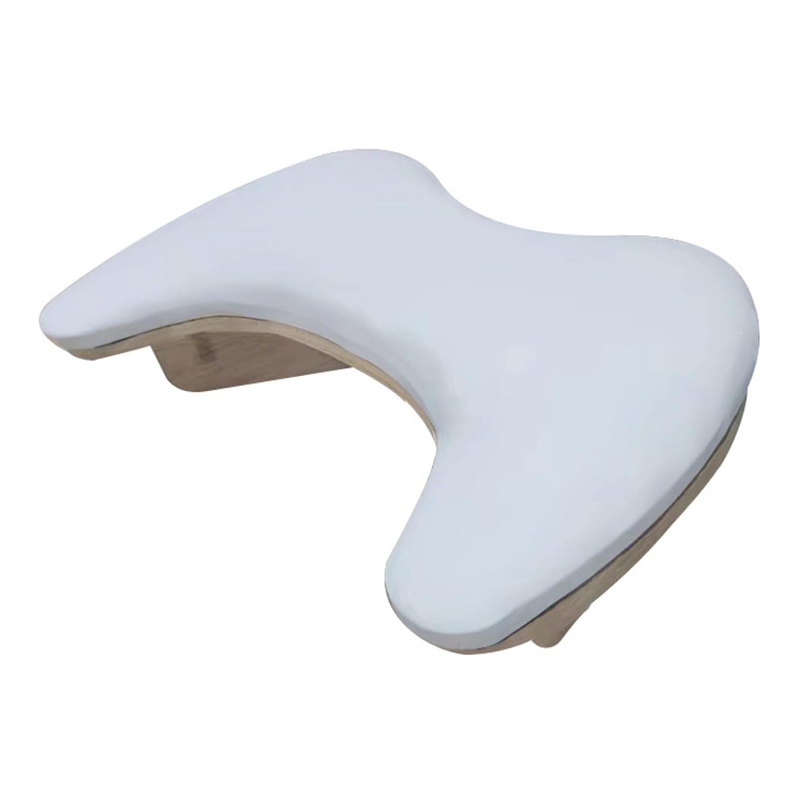Repose-poignet en forme de U pour studio de manucure - Repose-poignet pour technicien des ongles - Pour table de manucure (blanc)