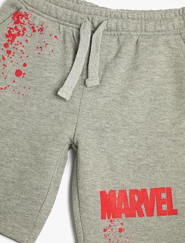 Short Marvel coton avec cordon et poches vêtement décontracté imprimé - 3