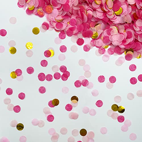 Kdpatfav KDP-KFH-HYH005 2 Pack Round Baby Gender Reveal Confetti Decorations Pink And Blue Confetti thumb #7