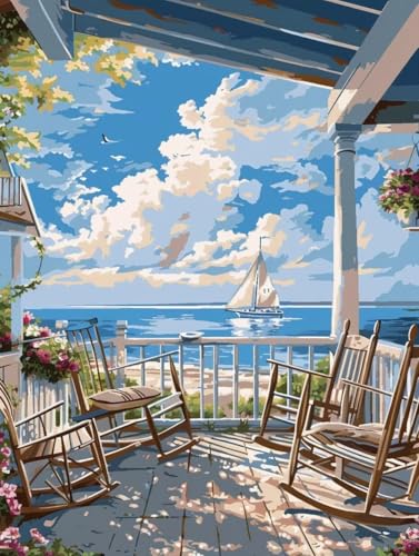 Peinture par numbers kits voilier pour réussir votre tableau sans savoir dessiner