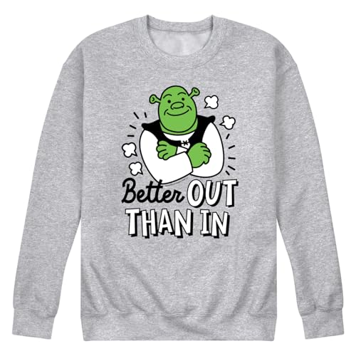 Shrek - Better Out Than in - Men's Crew Neck Fleece Pullover