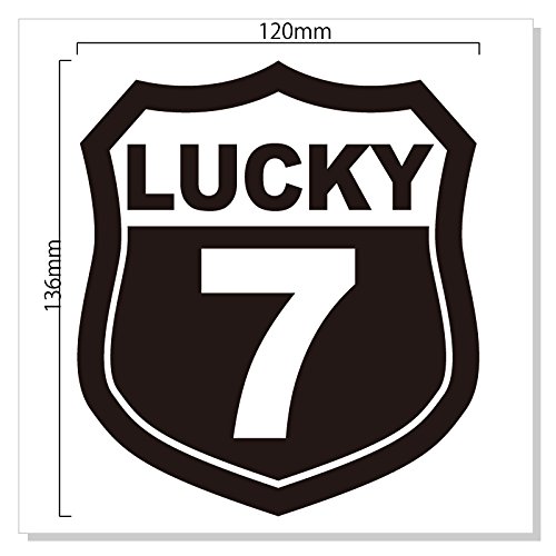 Amazon.co.jp: nc-smile 数字 ステッカー タイプA ブラック L