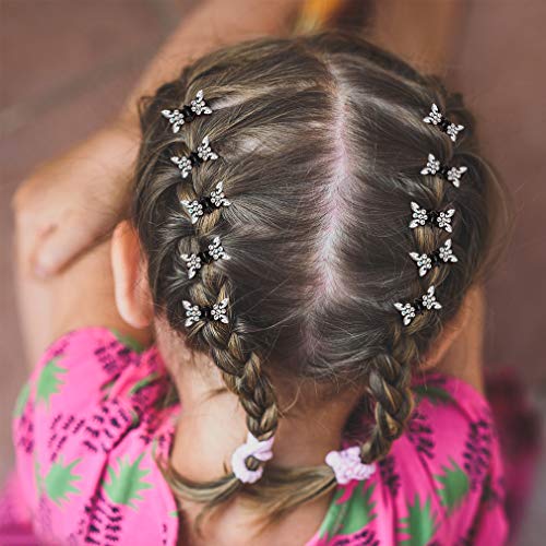 Anbala 65Pcs Small Hair Claw Clips Butterfly (Black-13Color) #TOP6